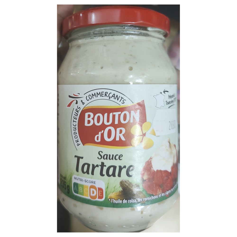 Bouton d'Or Sauce Tartare 235g