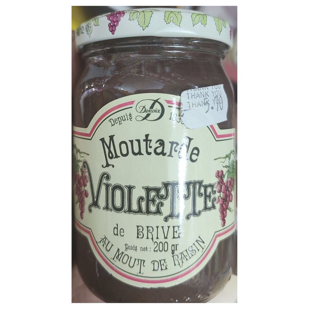 Denoix Moutarde Violette de Brive 200g