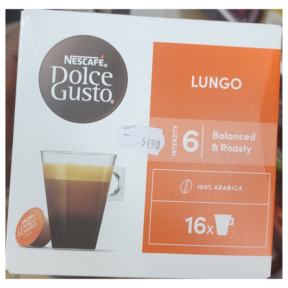 Nescafe Dolce Gusto Lungo 16 Capsules