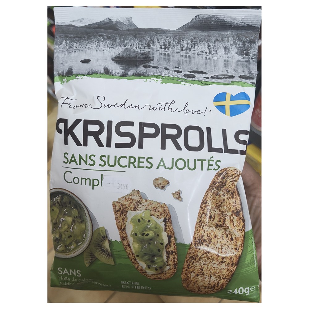 Krisprolls Complet Sans Sucres Ajoutes 240g