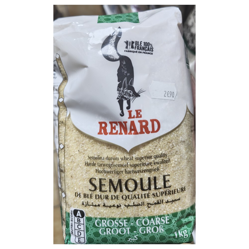 Le Renard Semoule Grosse 1kg