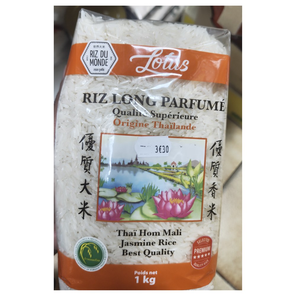 Lotus Riz Long Parfume Thailande 1kg