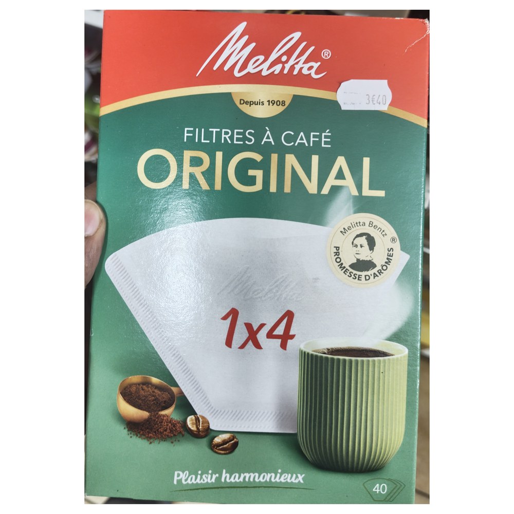 Melitta Original Coffee Filters 1x4 40 Pieces