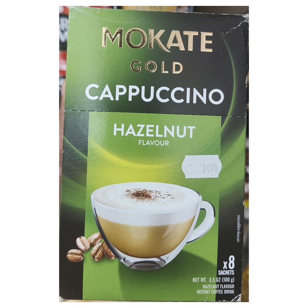 Mokate Gold Cappuccino Hazelnut 8 Sachets