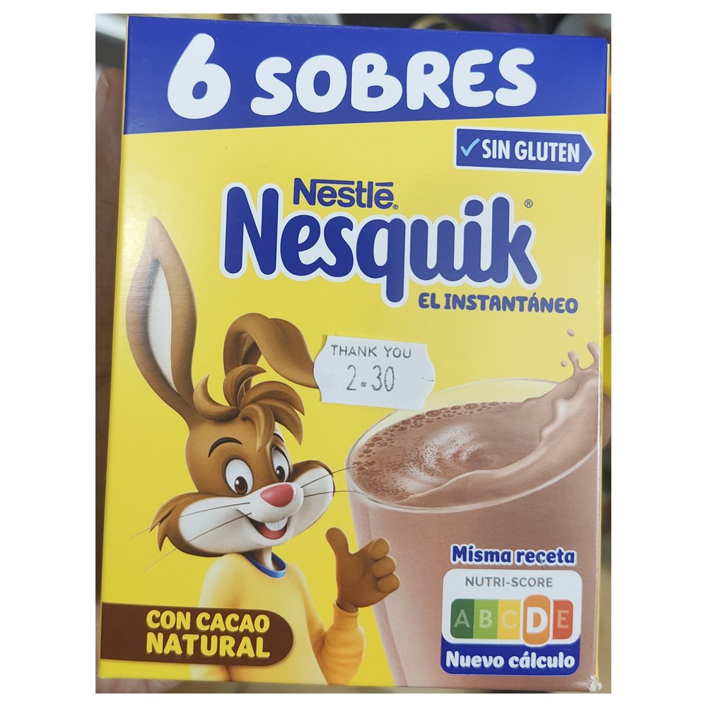 Nesquik Instant Cocoa 6 Sachets