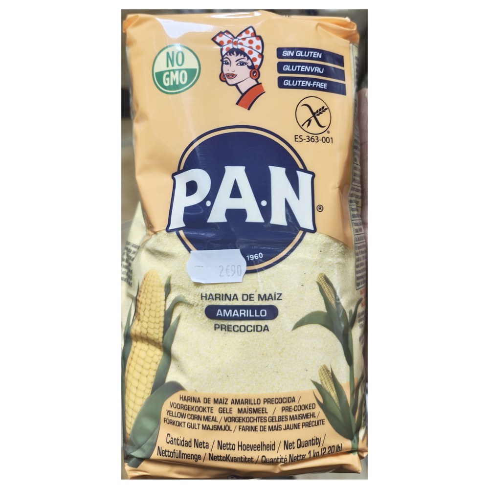 PAN Harina de Maiz Amarillo 1kg
