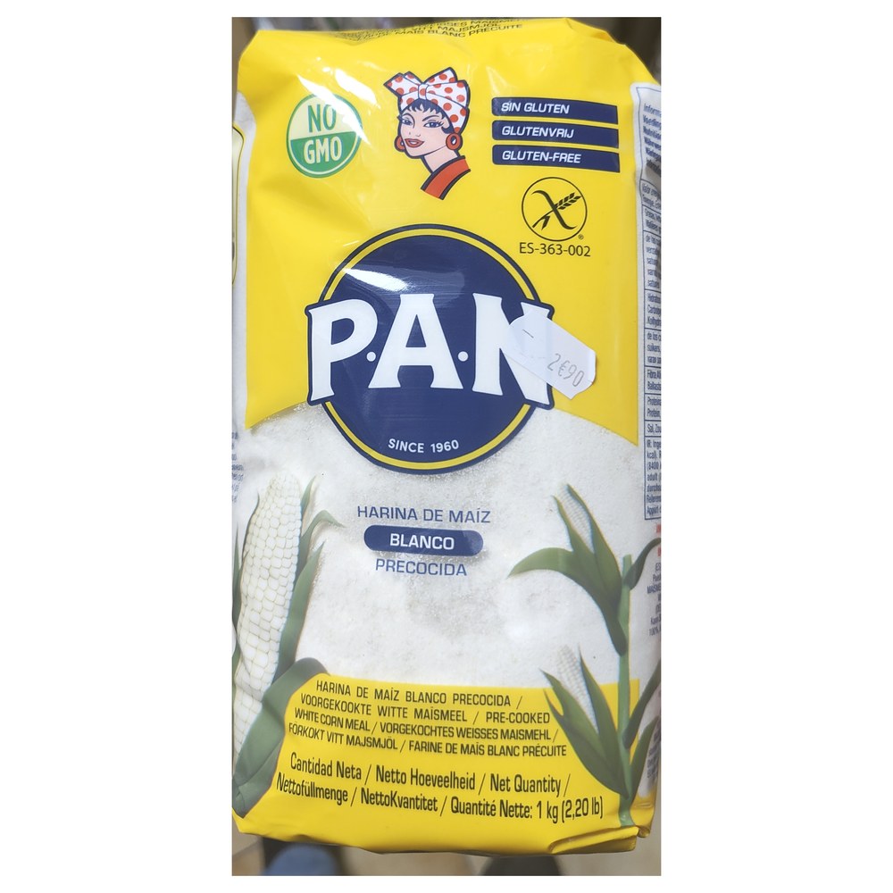 PAN Harina de Maiz Blanco 1kg