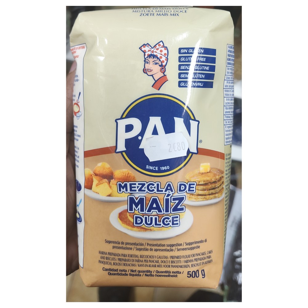 PAN Mezcla de Maiz Dulce 500g