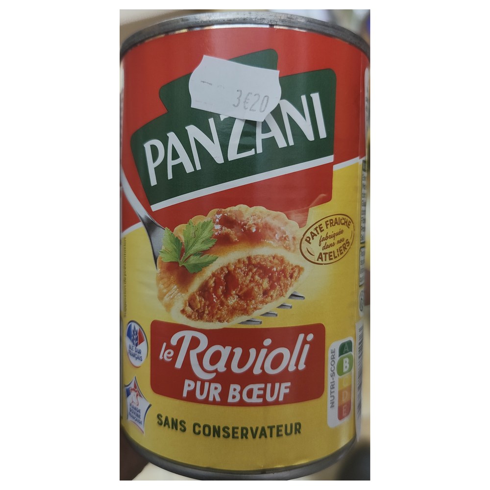 Panzani Le Ravioli Pur Boeuf