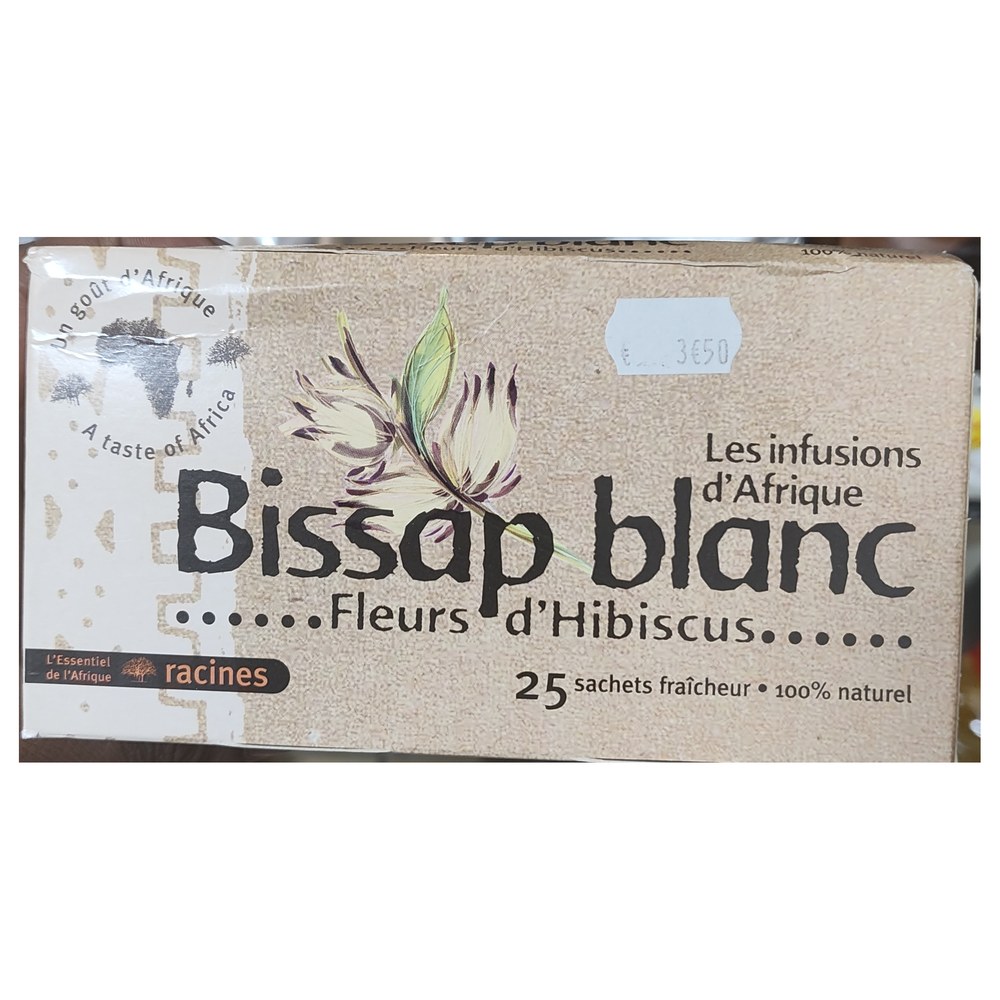 Racines Bissap Blanc Infusion 25 Sachets