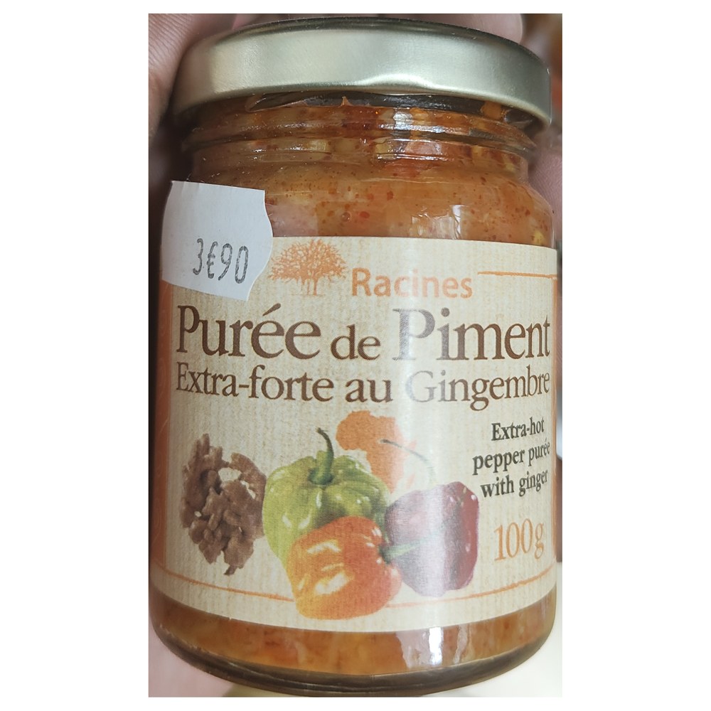 Racines Puree de Piment Extra-Forte Gingembre 100g