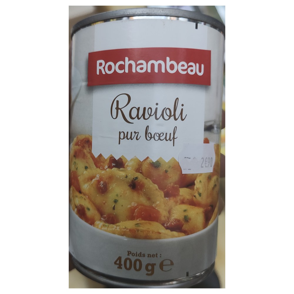 Rochambeau Ravioli Pur Boeuf 400g