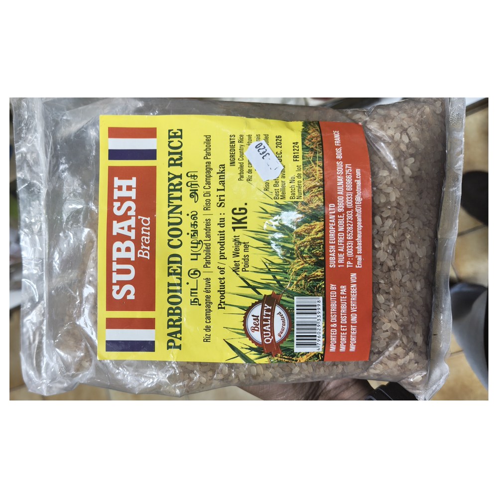 Subash Parboiled Country Rice 1kg