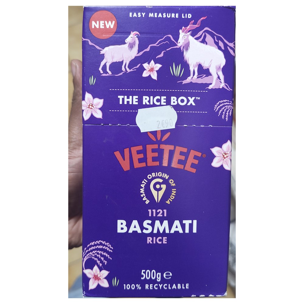 Veetee The Rice Box 1121 Basmati 500g
